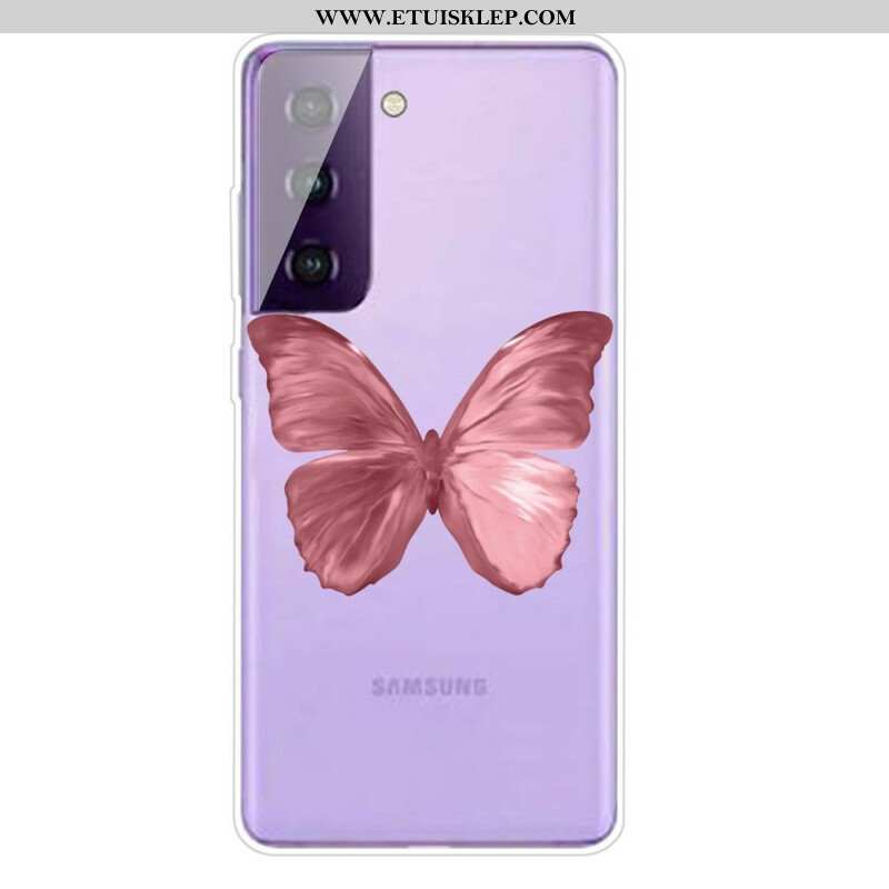 Etui do Samsung Galaxy S21 5G Dzikie Motyle
